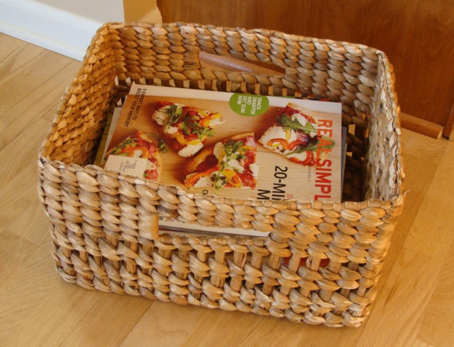 basket of magazines